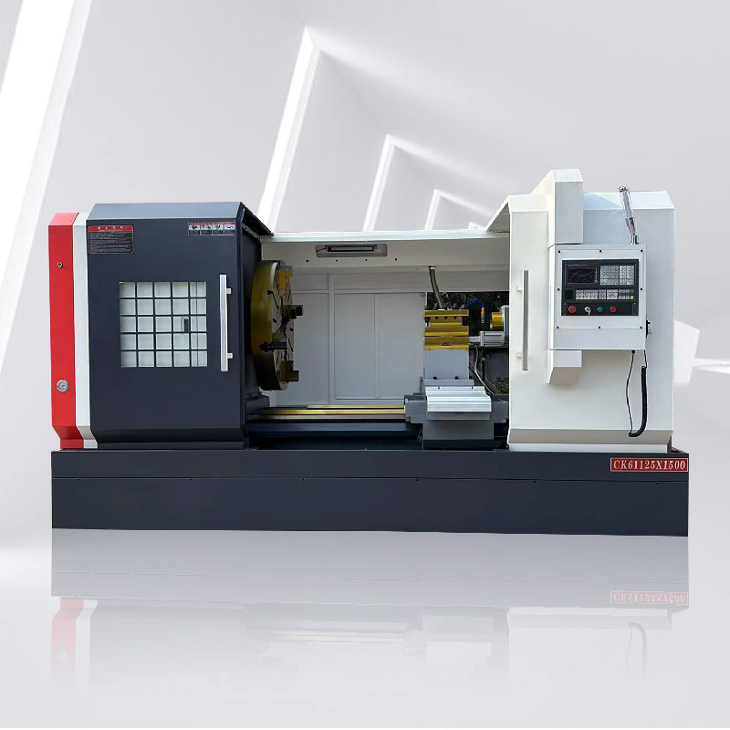 مخرطة CK61125×1500 للخدمة الشاقة بنظام التحكم الرقمي (CNC) | ماكينة خراطة أفقية ذات تجويف كبير للقطع الضخمة
