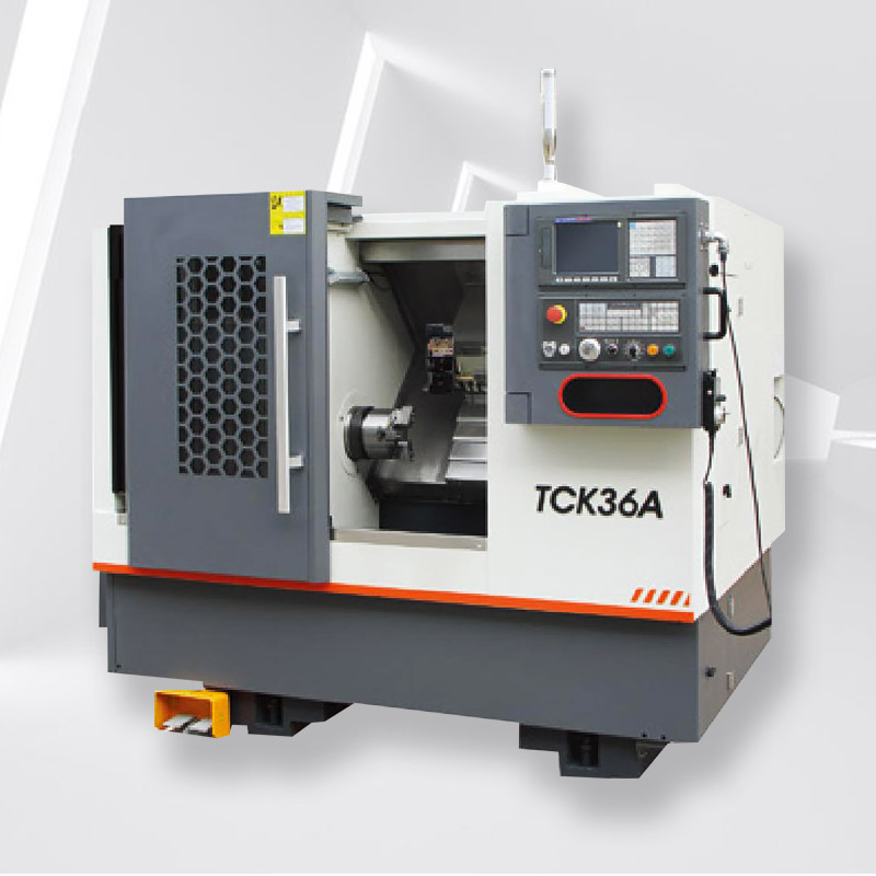 Torno CNC de bancada inclinada TCK36A | Centro de torneado de alta precisión para piezas pequeñas de precisión