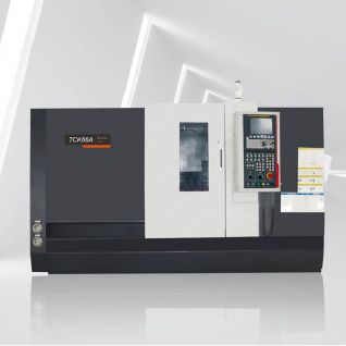 مخرطة CNC ذات السرير المائل للمعادن TCK66A