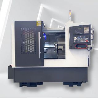 مخرطة CNC ذات السرير المائل TCK50A يمكنها معالجة الخيوط