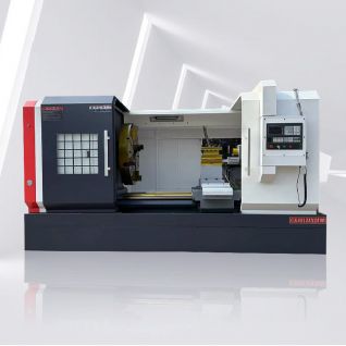 Torno CNC de servicio pesado CK61125×1500 | Torno horizontal de gran paso de husillo para piezas de gran tamaño